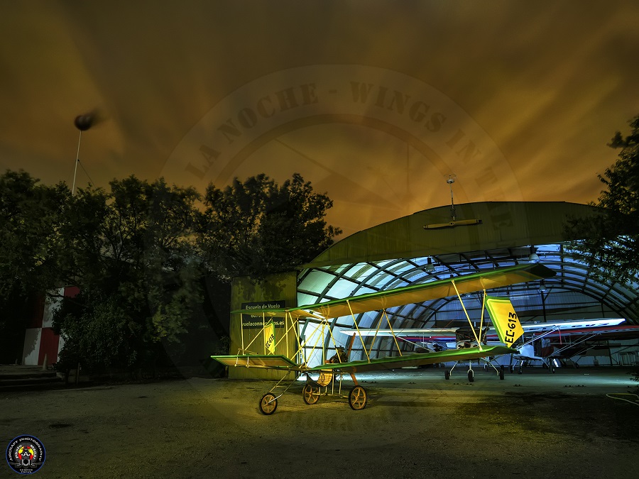 Fotografiando Ultraligeros de noche