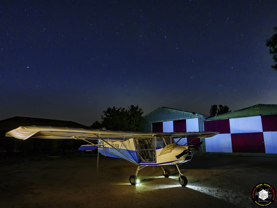 Taller de Fotografía Aeronáutica Nocturna en el Aeródromo de Villanueva del Pardillo