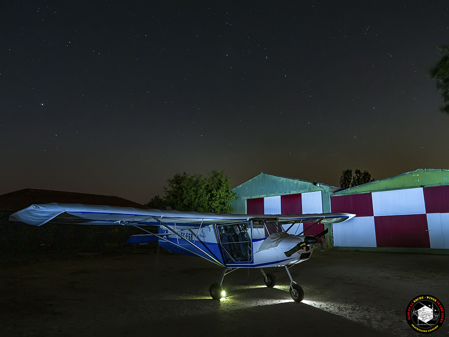 Taller de Fotografía Aeronáutica Nocturna en el Aeródromo de Villanueva del Pardillo