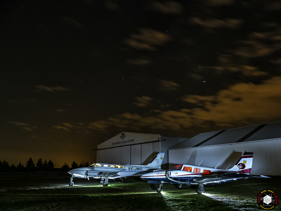 Curso de Fotografía Aeronáutica Nocturna en el Aeródromo de Casarrubios