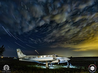 Taller de Fotografía Aeronáutica Nocturna en el Aeródromo de Casarrubios