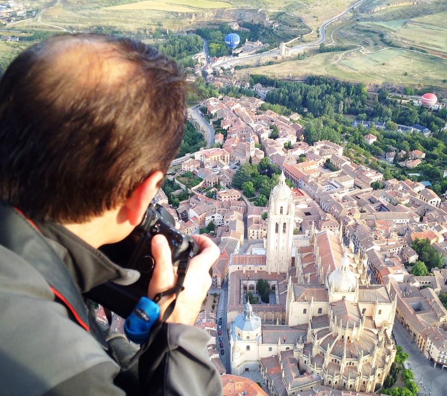 Taller de Fotografía en Globos en los cielos de Segovia