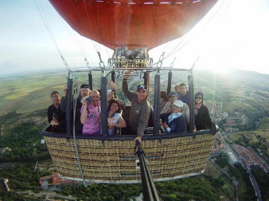 Taller de Fotografía en Globos en los cielos de Segovia